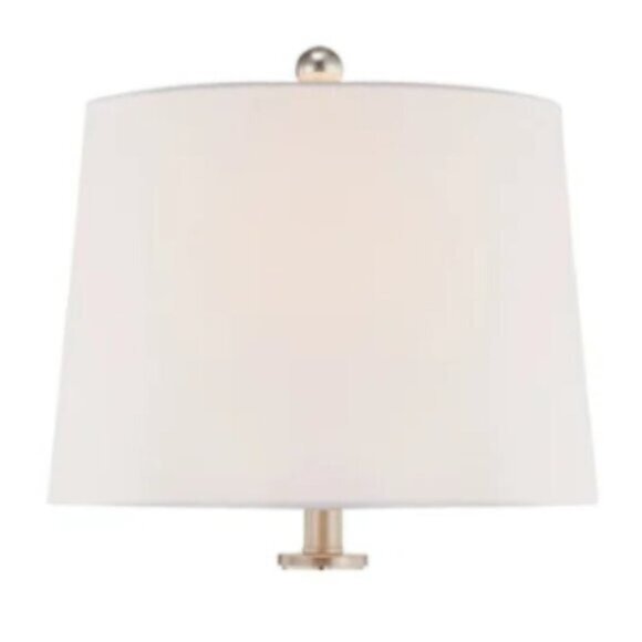 NWT White Linen Fabric Drum Lamp Shade 10x14 - Picture 1 of 5